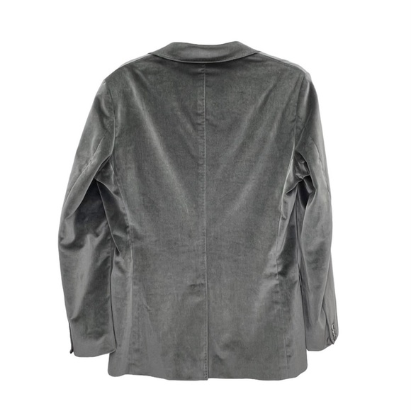Dolce & Gabbana Gray Velvet Blazer Men’s Euro Size 50 = US 40 Sports Jacket Coat - Picture 2 of 15